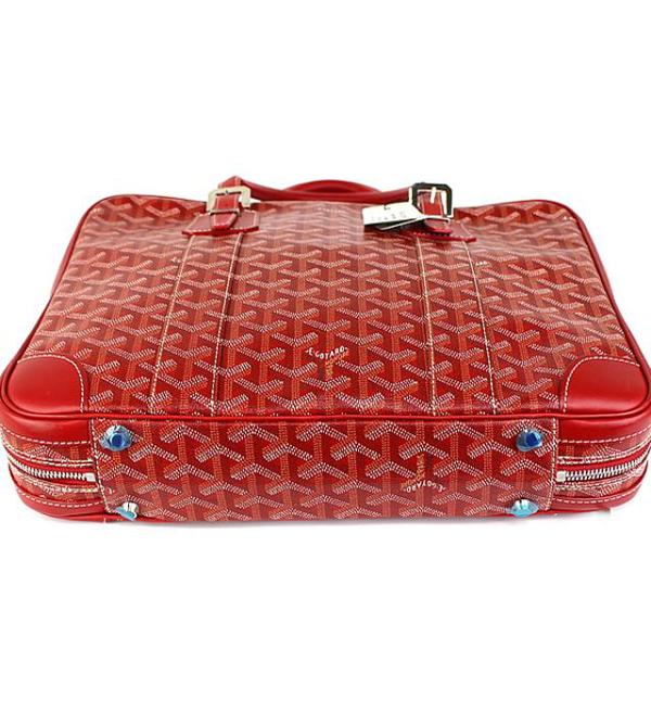 GOYARD ゴーヤル スーパーコピー メンズ ディプロマット ビジネス バッグ ヘリンボーン 赤 8011901